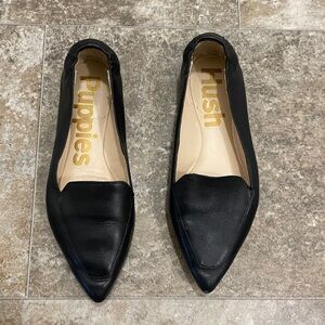 Hush Puppies Hazel Pointe Loafer | Black Leather